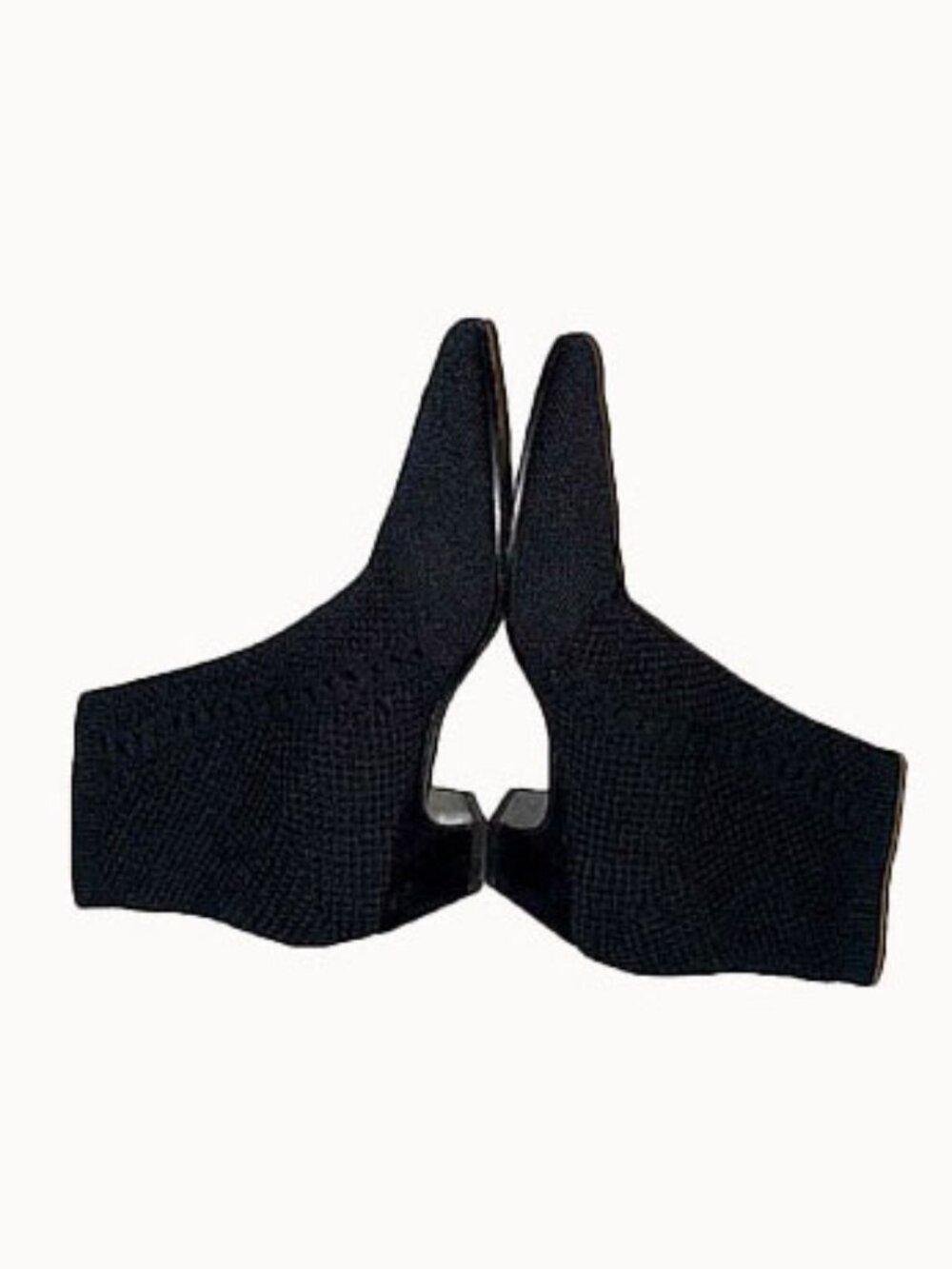 EILEEN FISHER Black Purl Sock Booties Size 7 - Picture 3 of 10